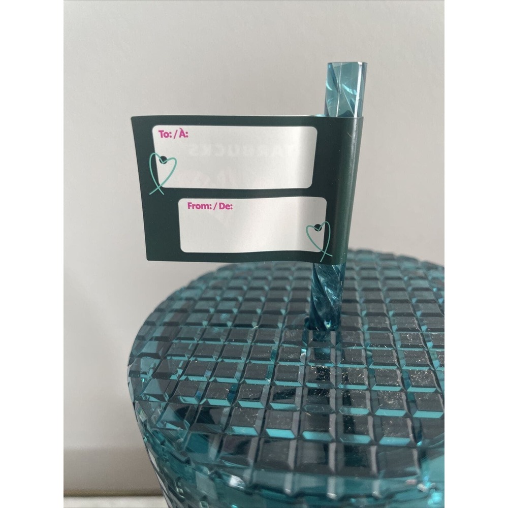 *Limited Edition*Starbucks 2024 Ombré Grid Tumbler Valentine’s Day Cold Cup24oz - Picture 4 of 4